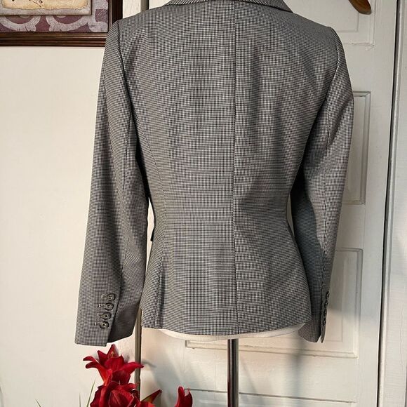 Houndstooth black wool blazer  - Picture 9 of 9